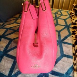 Coach Triple Compartment Edie Handbag Great Condit